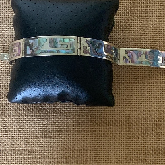 VINTAGE MEXICO STERLING SILVER BRACELET - Picture 2 of 16